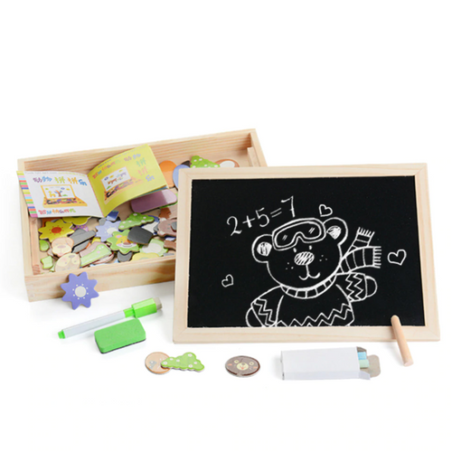 tableau en bois enfant puzzle